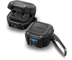Dėklas Spigen Lock Fit Samsung Galaxy Buds 4 / 4 Pro Matte juodos spalvos