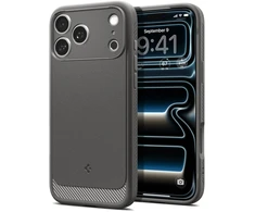 Dėklas SPIGEN case RUGGED ARMOR compatible with MagSafe for IPHONE 18 Pro Max / 17 Pro Max pilkas