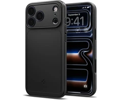 Dėklas Spigen Thin Fit MagSafe iPhone 17 Pro / 18 Pro juodos spalvos