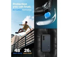 Dėklas Spigen Tough Armor Galaxy A57 5G metal slate