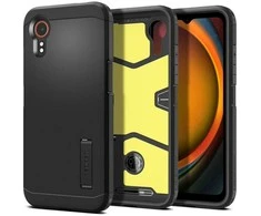 Dėklas Spigen Tough Armor skirtas Samsung Galaxy XCover 7 Pro juodos spalvos