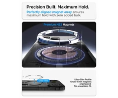 Dėklas SPIGEN case TOUGH ARMOR T compatible with MagSafe for IPHONE 18 Pro Max / 17 Pro Max gunmetal