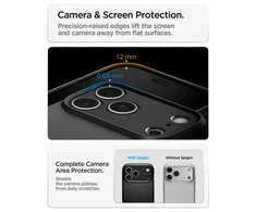 Dėklas SPIGEN case TOUGH ARMOR T compatible with MagSafe for IPHONE 18 Pro / 17 Pro juodas