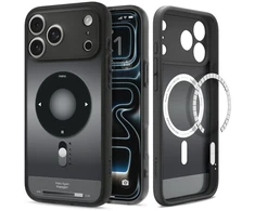 Dėklas SPIGEN case ULTRA HYBRID compatible with MagSafe for IPHONE 17 Pro/18 Pro classic juodas