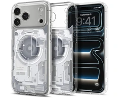 Dėklas Spigen Ultra Hybrid MagSafe iPhone 17 Pro Max / 18 Pro Max ZERO ONE Baltas