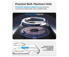 Dėklas SPIGEN case ULTRA HYBRID compatible with MagSafe for IPHONE 17 Pro/18 Pro frost baltas