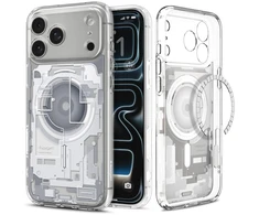 Dėklas Spigen Ultra Hybrid MagSafe iPhone 17 Pro / 18 Pro ZERO ONE Baltas