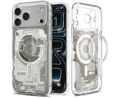 Dėklas Spigen Ultra Hybrid MagSafe iPhone 17 Pro Max / 18 Pro Max ZERO ONE NATURAL TITANIUM
