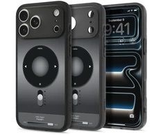 Dėklas SPIGEN case ULTRA HYBRID compatible with MagSafe for IPHONE 17 Pro/18 Pro classic juodas