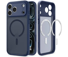 Dėklas Spigen Ultra Hybrid MagSafe iPhone 17 Pro Max / 18 Pro Max MATINIS TAMSIAI MĖLYNAS