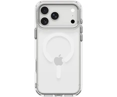 Dėklas Spigen Ultra Hybrid OPTIK S MagSafe iPhone 17 Pro / 18 Pro SKAIDRUS/SIDABRINIS