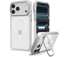 Dėklas Spigen Ultra Hybrid OPTIK S MagSafe iPhone 17 Pro / 18 Pro SKAIDRUS/SIDABRINIS