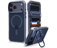 Dėklas Spigen Ultra Hybrid OPTIK S MagSafe iPhone 17 Pro Max / 18 Pro Max SKAIDRUS/TAMSIAI MĖLYNAS