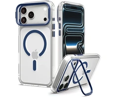 Dėklas Spigen Ultra Hybrid OPTIK S MagSafe iPhone 17 Pro Max / 18 Pro Max SKAIDRUS/TAMSIAI MĖLYNAS