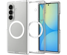 Dėklas SPIGEN ULTRA HYBRID PRO MAGSAFE GALAXY Z FOLD 8 YPAČ SKAIDRUS/Baltas