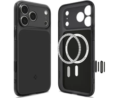 Dėklas Spigen Ultra Hybrid T MagSafe iPhone 17 Pro / 18 Pro MATINIS juodos spalvos