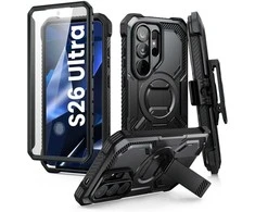 Dėklas SupCase IBLSN ArmorBox Clip Mag MagSafe Samsung Galaxy S26 Ultra juodos spalvos