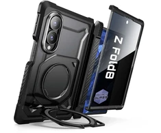 Dėklas SupCase UB GRIP MAG MagSafe Samsung Galaxy Z FOLD 8 PRIVACY STIKLAS Juodas