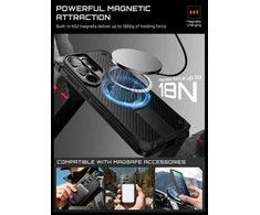 Dėklas „SupCase Unicorn Beetle Pro MAG MagSafe 2“ komplektas, skirtas „Samsung Galaxy S26 Ultra“ su aramidiniu apvalkalu.