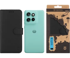 Dėklas Tactical Field Notes skirtas Motorola Edge 60 Neo juodos spalvos