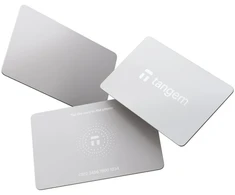 Dėklas Tangem Wallet – 3-card set, Baltas Stealth
