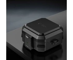 Dėklas Tech-Protect CARBONOX MagSafe SAMSUNG Samsung Galaxy BUDS 4 / 4 PRO juodos spalvos
