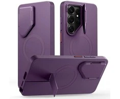 Dėklas Tech-Protect Kevlar Aura MagSafe Samsung Galaxy S26 Ultra violetinės spalvos