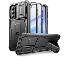 Dėklas Tech-Protect KEVLAR CAM+ 2-SET Samsung Galaxy A57 5G Juodas