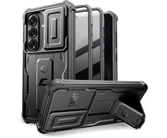 Dėklas Tech-Protect Kevlar Cam+ 2-Set Samsung Galaxy S26 juodos spalvos