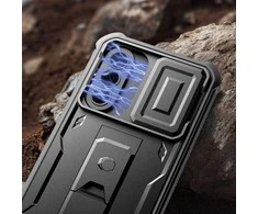 Dėklas Tech-Protect KEVLAR CAM+ 2-SET Samsung Galaxy A57 5G Juodas