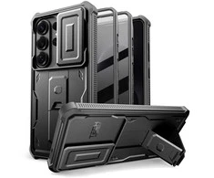 Dėklas Tech-Protect Kevlar Cam+ 2-Set Samsung Galaxy S26 Ultra juodos spalvos