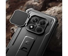 Dėklas Tech-Protect Kevlar CAM+ 2-SET XIAOMI REDMI NOTE 15 PRO 5G juodos spalvos