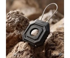 Dėklas Tech-Protect Kevlar Seal Apple AirTag 1 / 2 juodos spalvos