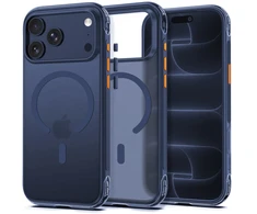Dėklas Tech-Protect MAGAIR MAGSAFE CC iPhone 17 PRO / 18 PRO MATINIS TAMSIAI MĖLYNAS