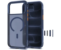 Dėklas Tech-Protect MAGAIR MAGSAFE CC iPhone 17 PRO / 18 PRO MATINIS TAMSIAI MĖLYNAS