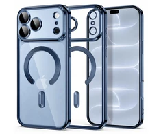 Dėklas Tech-Protect MAGFLEX MagSafe iPhone 17 PRO / 18 PRO BLIZGUS ŠVIESIAI MĖLYNAS