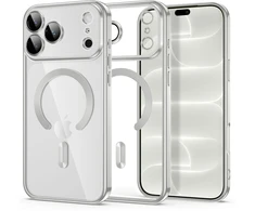 Dėklas Tech-Protect MAGFLEX MagSafe iPhone 17 PRO MAX / 18 PRO MAX BLIZGUS SIDABRINIS