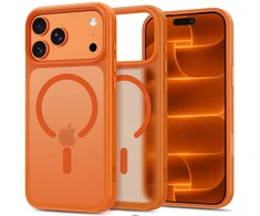 Dėklas Tech-Protect MagMat MagSafe CC iPhone 17 Pro / 18 Pro MATINIS COSMIC Oranžinis
