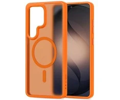 Dėklas Tech-Protect MagMat MagSafe Samsung Galaxy S26 Ultra Matte oranžinės spalvos