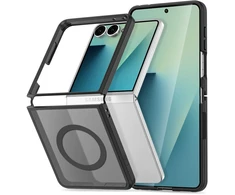 Dėklas Tech-Protect MagMat MagSafe Samsung Galaxy Z FLIP 8 MATINIS Juodas