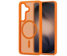 Dėklas Tech-Protect MagMat MagSafe Samsung Galaxy S26 Matte oranžinės spalvos