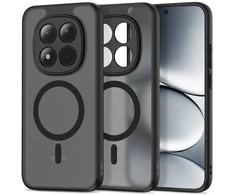 Dėklas Tech-Protect MagMat MagSafe Xiaomi Redmi Note 15 Pro 5G matinės juodos spalvos