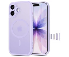 Dėklas Tech-Protect MAGPEAK MagSafe CC iPhone 17 MATINIS LEVANDŲ SPALVOS
