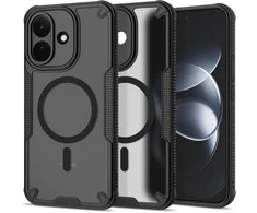 Dėklas Tech-Protect RUGGED SHIELD MagSafe XIAOMI REDMI NOTE 17 Pro 5G MATINIS Juodas