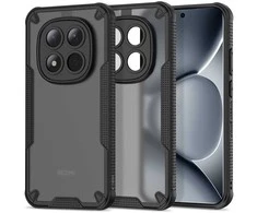 Dėklas „Tech-Protect Rugged Shield“ Xiaomi Poco M8 Pro / Redmi Note 15 Pro+ Plus 5G matinis juodas
