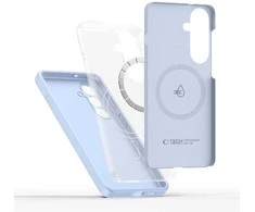 Dėklas Tech-Protect Silicone MagSafe Samsung Galaxy S26 Sky mėlynos spalvos