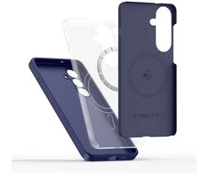 Dėklas Tech-Protect SILICONE MagSafe Samsung Galaxy S26 KOBALTO VIOLETINIS