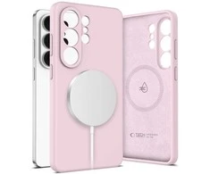 Dėklas Tech-Protect Silicone MagSafe Samsung Galaxy S26 Ultra Rožinė Pearl