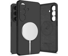 Dėklas Tech-Protect Silicone MagSafe Samsung Galaxy S26 juodos spalvos