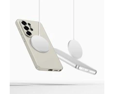 „Tech-Protect“ silikoninis „MagSafe“ dėklas „Samsung Galaxy S26 Ultra Cosmic Latte“